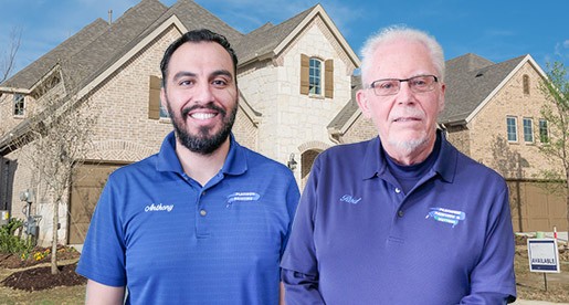 House painter and estimator Coppell Anthony and Rod