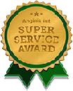 Super service award logo