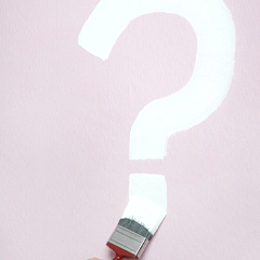 question mark paint
